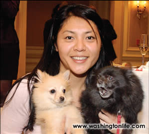 Eileen Choi with Coco and Babi