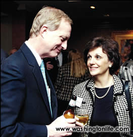 Councilman Jack Evans and Sally Bedell Smith