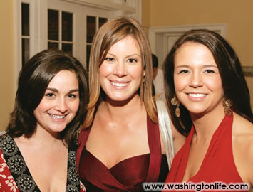 Norah Wallace, Kelly Cecchettini and Allison Collins