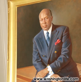 Bradley Stevens' portrait of Vernon Jordan