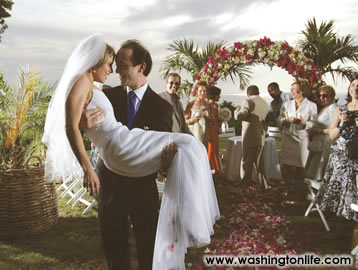 Feld and Strauss at the Four Seasons in Nevis