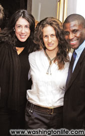 Christine Pelosi, Julia Cohen and Michael Wharton