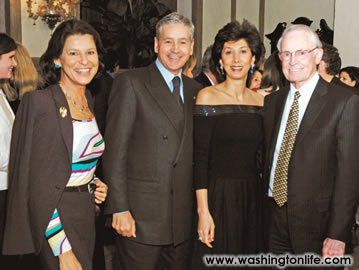 Stephania Conrad, Italian Amb. Giovanni Castellaneta, Leila Castellaneta and Donald Conrad