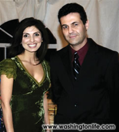 Princess Yasmine Pahlavi and Khaled Hosseini