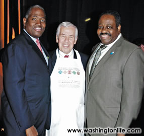 Harry Johnson, Sen. Richard Lugar and Richard Marshall