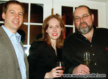 Gordon Johndroe, Juleanna Glover Weiss and David Bohrman