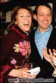 Jill Hudson Neal and Jake Tapper