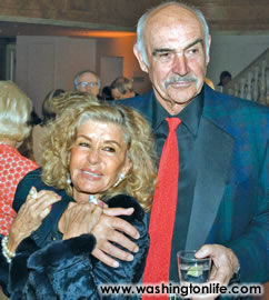 Sean Connery and his wife Micheline Roquebrune