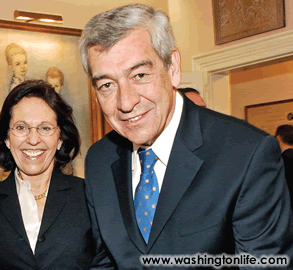 Monica Bordon and Argentine Amb. Jose Bordon