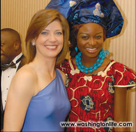Norah ODonnell and Abiodun Koya