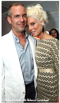 Richard Eidman with Rebecca Carmichael