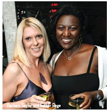 Barbara Saylor and Esther Rege