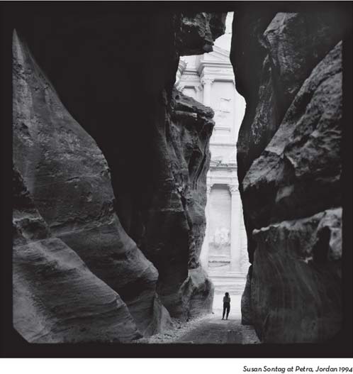 Susan Sontag at Petra