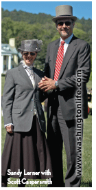 Sandy Lerner with Scott Caspersmith