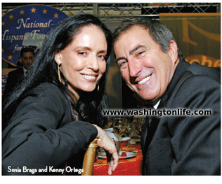 Sonia Braga and Kenny Ortega