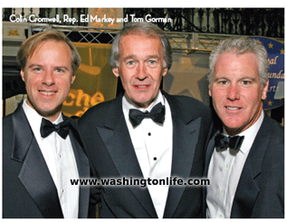 Colin Cromwell, Rep. Ed Markey and Tom Gorman