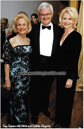 Gay Gaines with Newt and Callista Gingrich