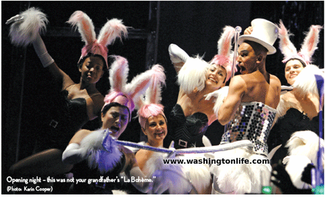 Opening night – this was not your grandfather’s “La Bohème.”