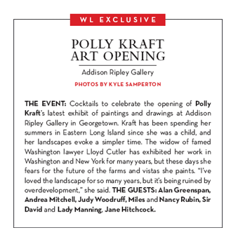 Polly Kraft Art Opening