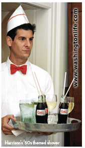 Harrison’s ’50s themed shower