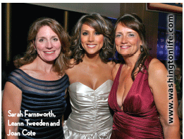 Sarah Farnsworth,Leann Tweeden and Joan Cote