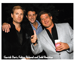 Garrick Davis, Fabien Rabanal and Todd Routzhan