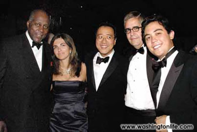 Vernon Jordan, Pamela Aparicio, Yo Yo Ma, Bolivian Amb. Jaime Aparicio and Nicholas MA