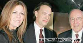 Rita Wilson, Tom Hanks,& Jim Lovel