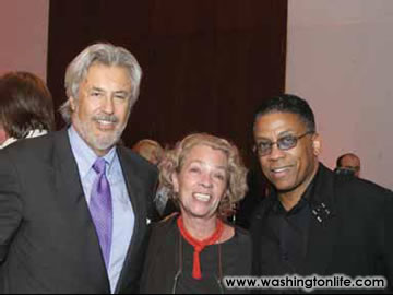 Bill Paley, Carolyn Peachey and Herbie Hancock