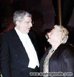 Marvin Hamlisch and Jacqueline Mars