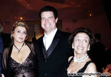 Maria Galeghine, John Brudall and Selwa “Lucky” Roosevelt