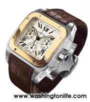 CARTIER SANTOS CHRONOGRAPH WATCH