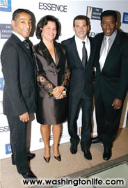 Giancarlo Esposito, Debra Lee, Phillip Bloch and Ernie Hudson