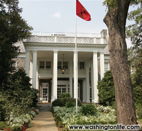Top- The Chevy Chase Club / Above- One of the first 17 houses built in Chevy Chase Village.