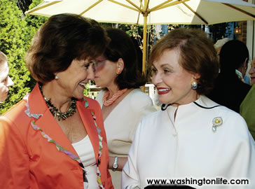 Sally Chapoton and Shirley Small