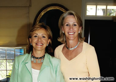 Giselle Theberge and Sandy Langdon