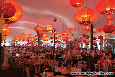 The chinese tent at MArble House