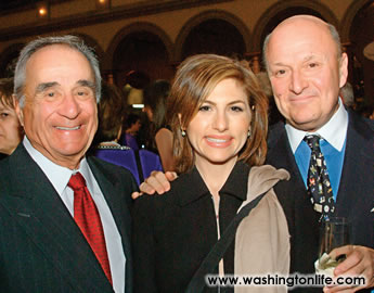 Sidney Harman, Tessa Auberjonois and Victor Shargai