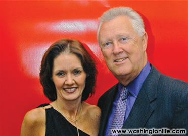 Margaret Curran and Joe Hunt