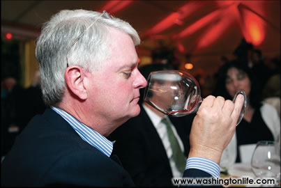 Paul Sullivan enjoys the 1995 Chateau Margaux