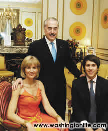 Nohra Pastrana, Columbian Amb. Andres Pastrana and Santiago Pastrana