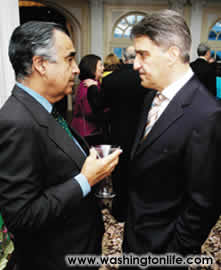 Portuguese Amb. Pedro Catarino and Turkish Amb. Nabi Sensoy