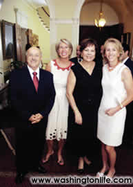 Peruvian Amb. Eduardo Ferrero, Winton Holladay, Veronica Ferrero and Sandy Langdon