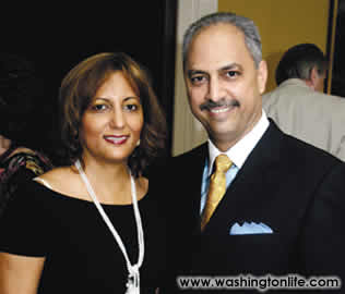 Minerva Espina and Dominican Republic Amb. Flavio Dario