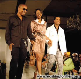 Lundon Sorrell and Alexander Harris with model