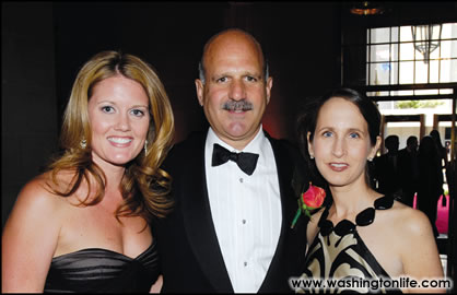 Traci Schnepf with co-chairs Dave Dorros and Tamara Christian