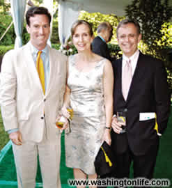 Bruce Friedman, Paula Dobriansky and Phillip Clapp