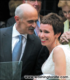 Secretary of Homeland Security Michael Chertoff and Meryl Chertoff