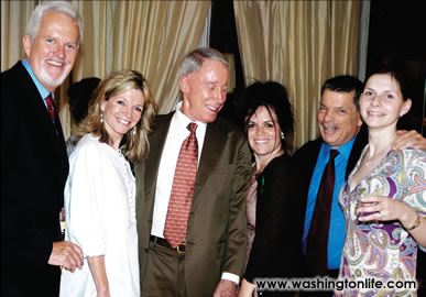 Jack Davies, Kay Kendall, Jim Kimsey, Izette Folger, Conrad and Ludmilla Cafritz