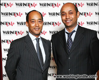 Prince Ermias Selassie with Dawit Yohannes